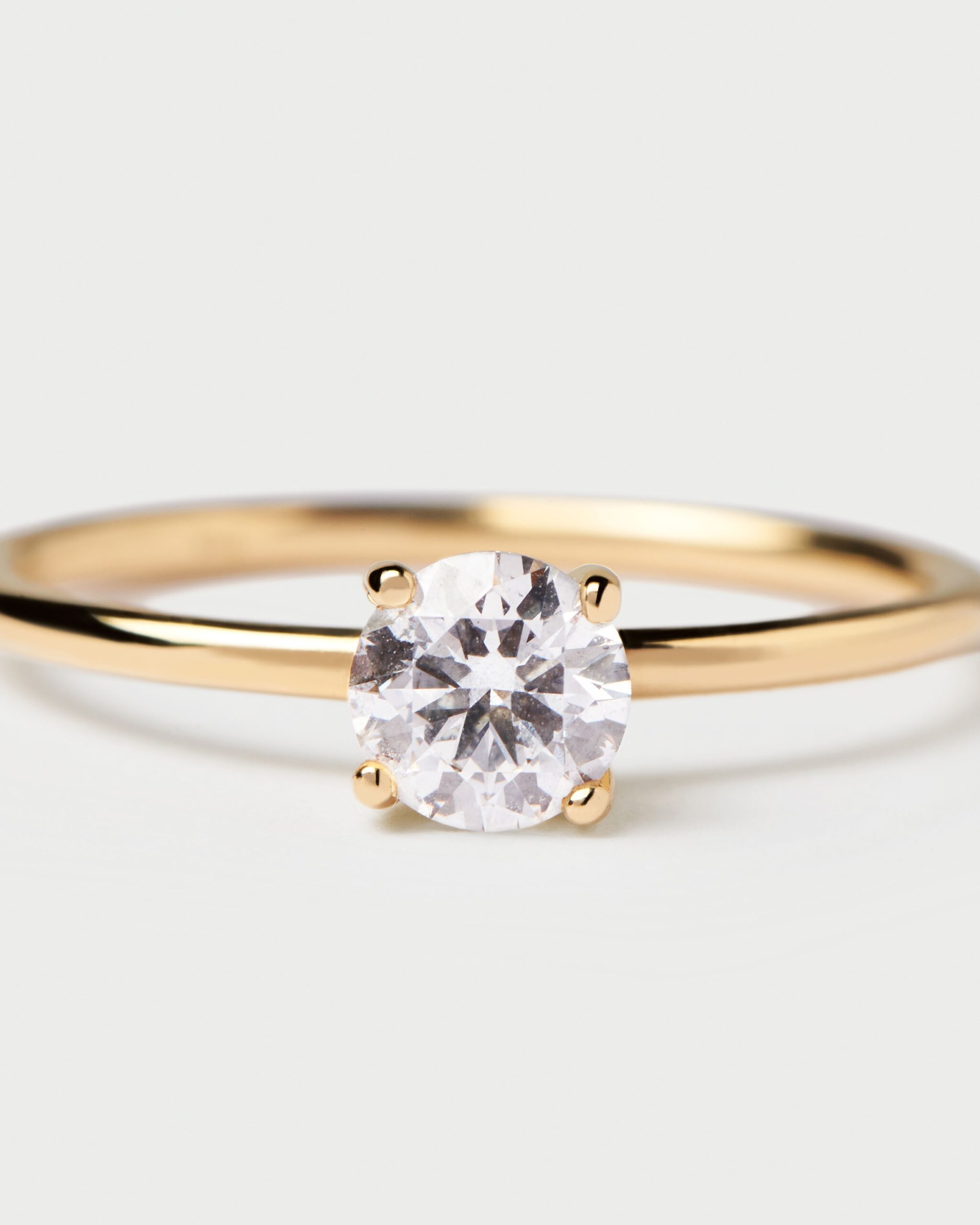 Diamonds Solitaire Ring