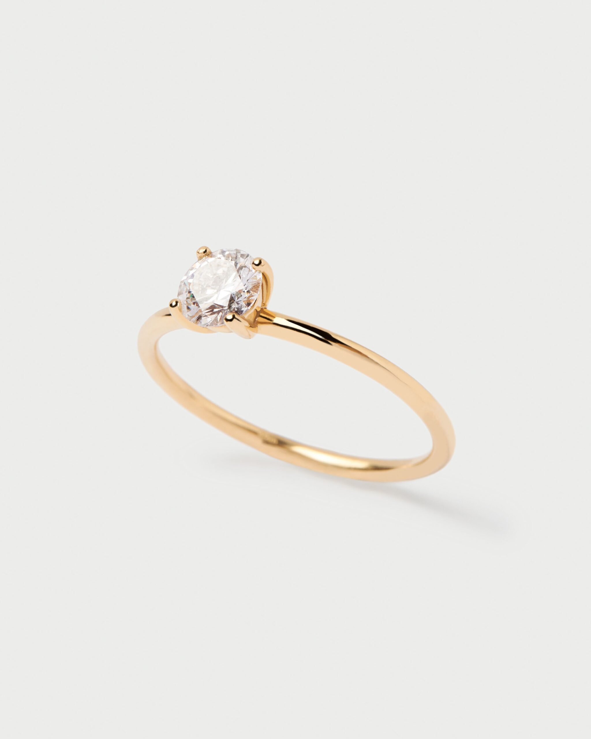Diamonds Solitaire Ring