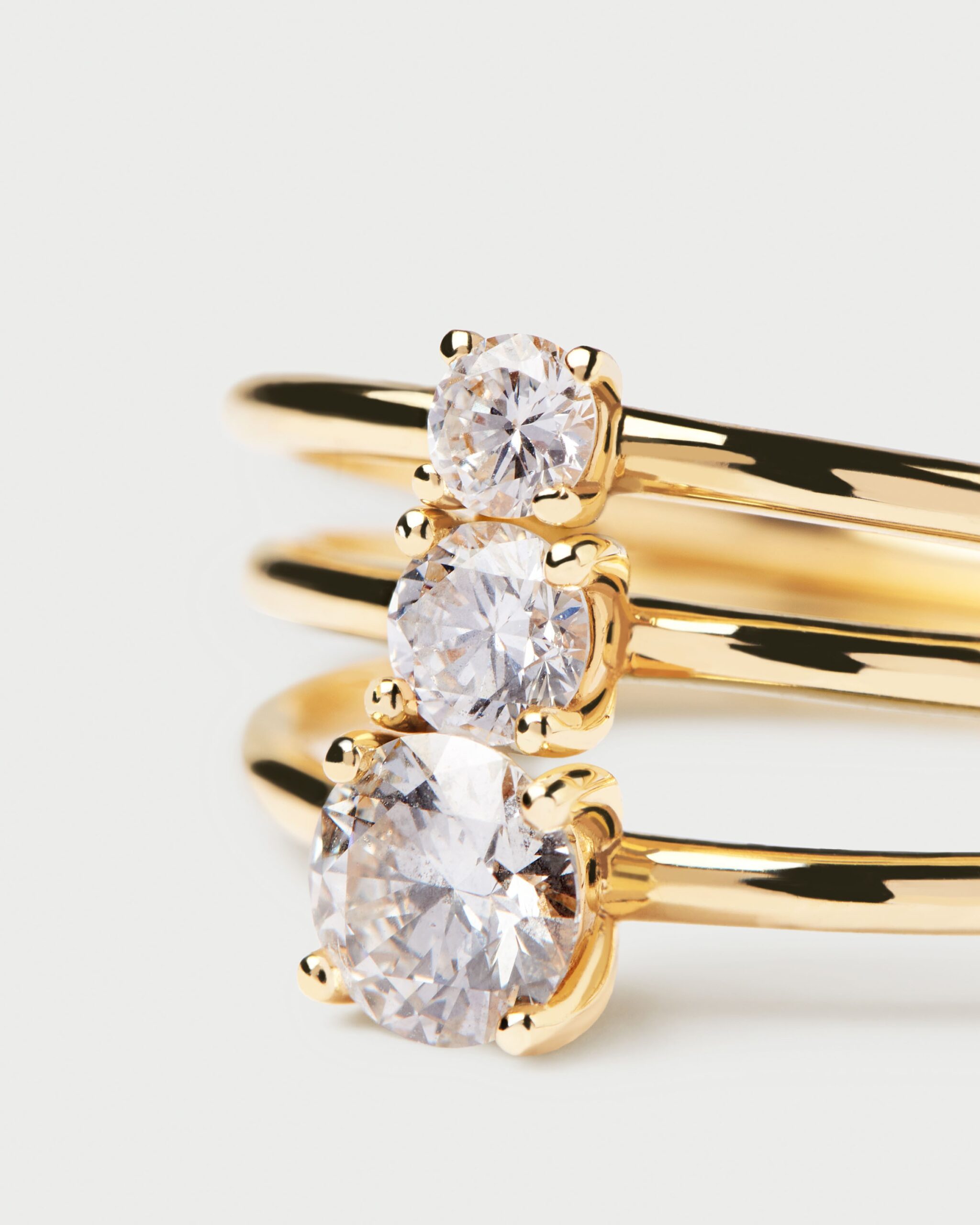 Diamonds Solitaire Ring