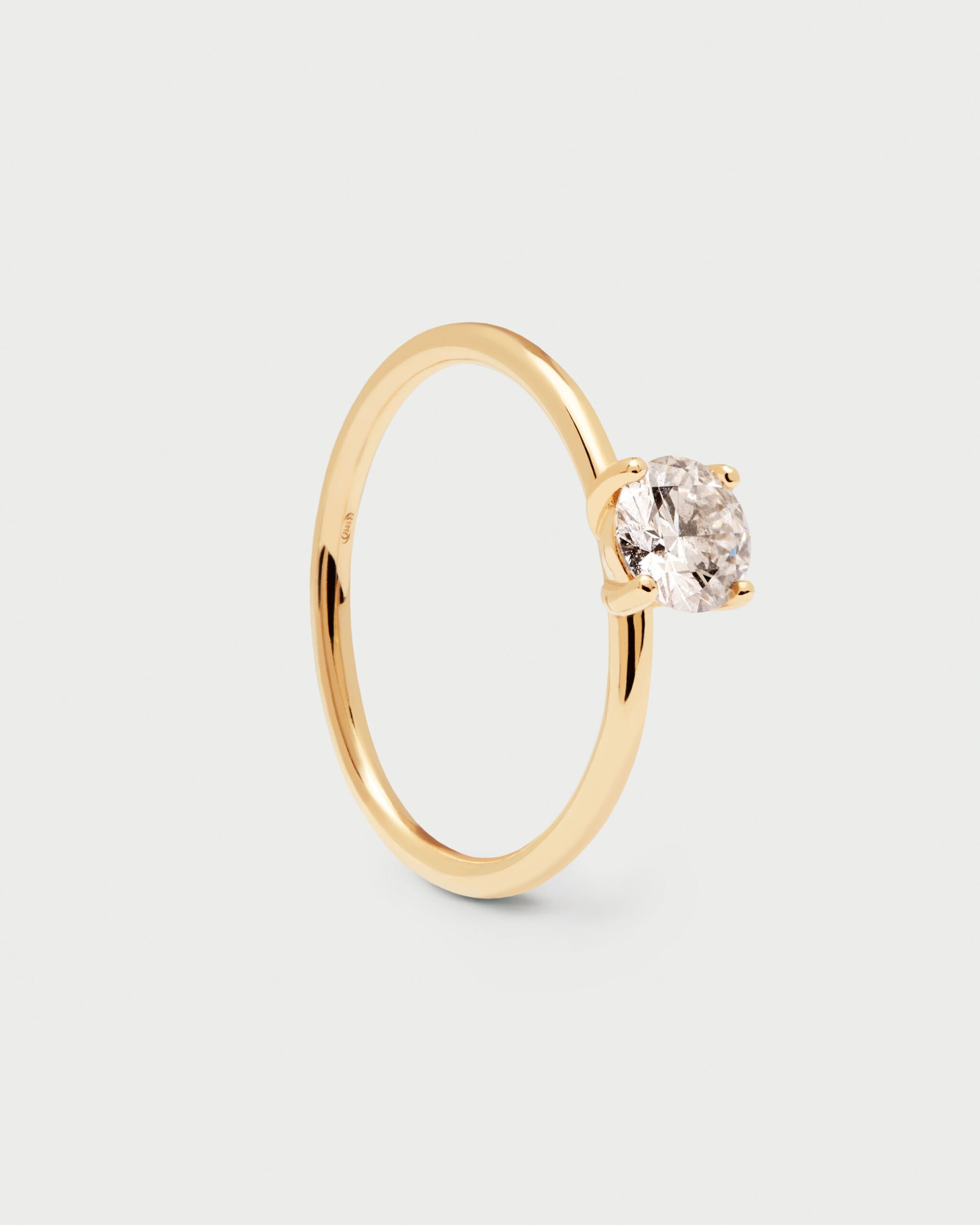 Diamonds Solitaire Ring