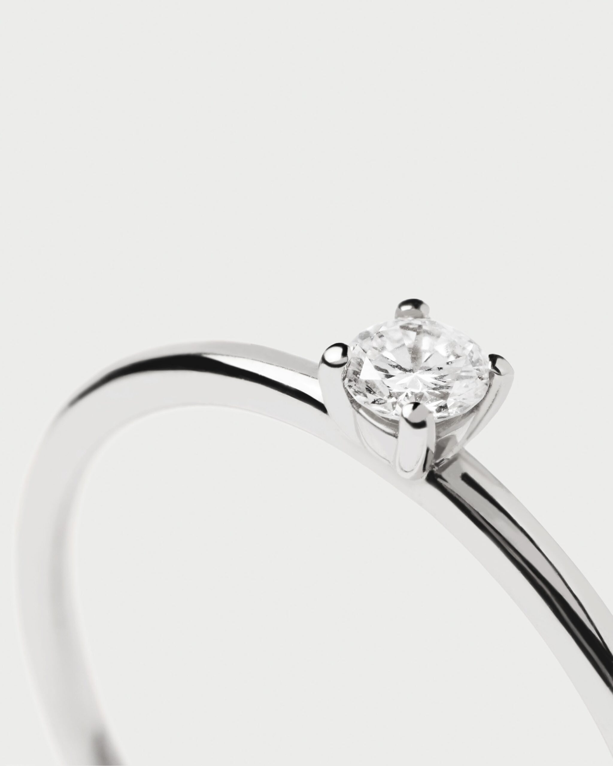 Diamonds Solitaire Ring