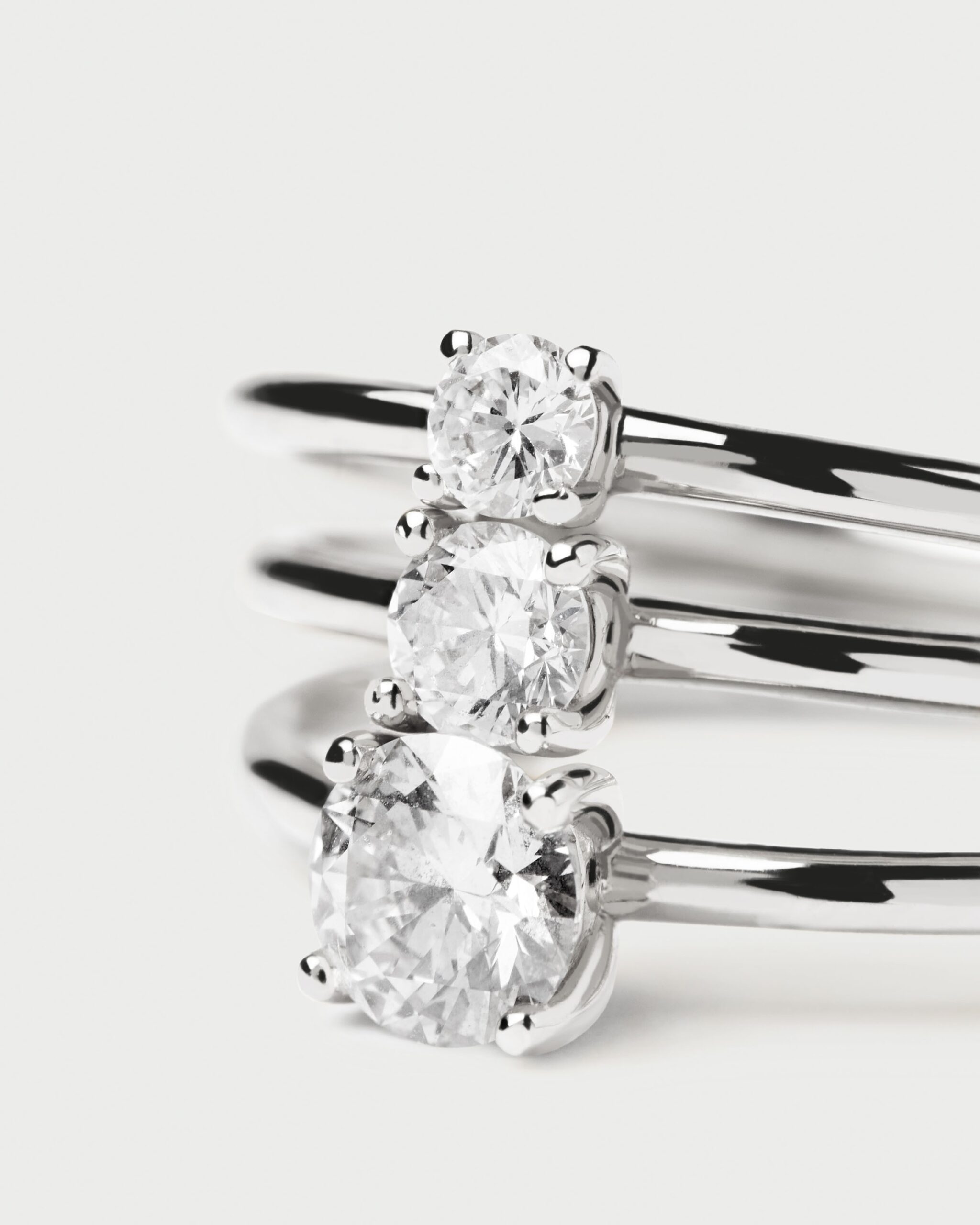 Diamonds Solitaire Ring