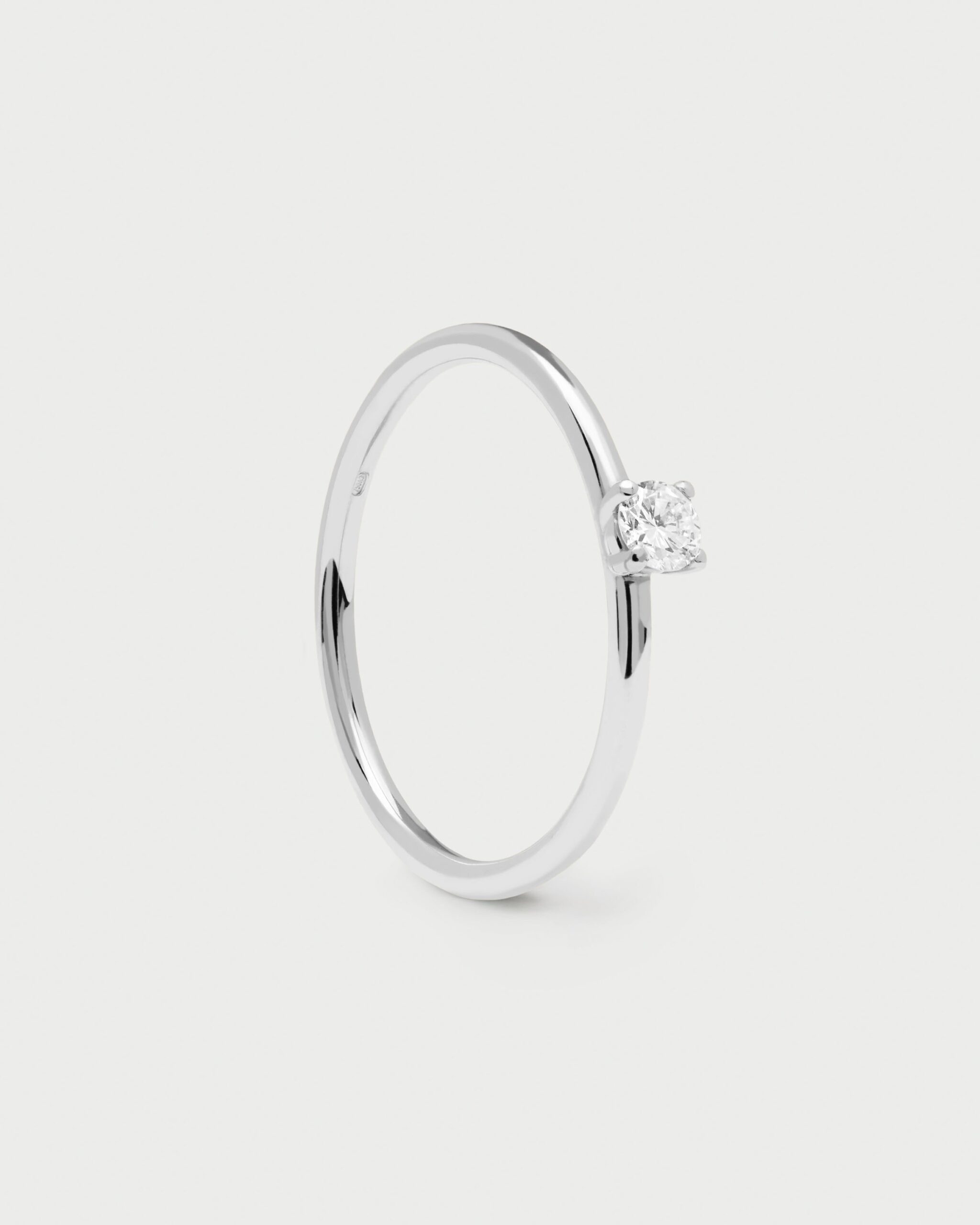 Diamonds Solitaire Ring