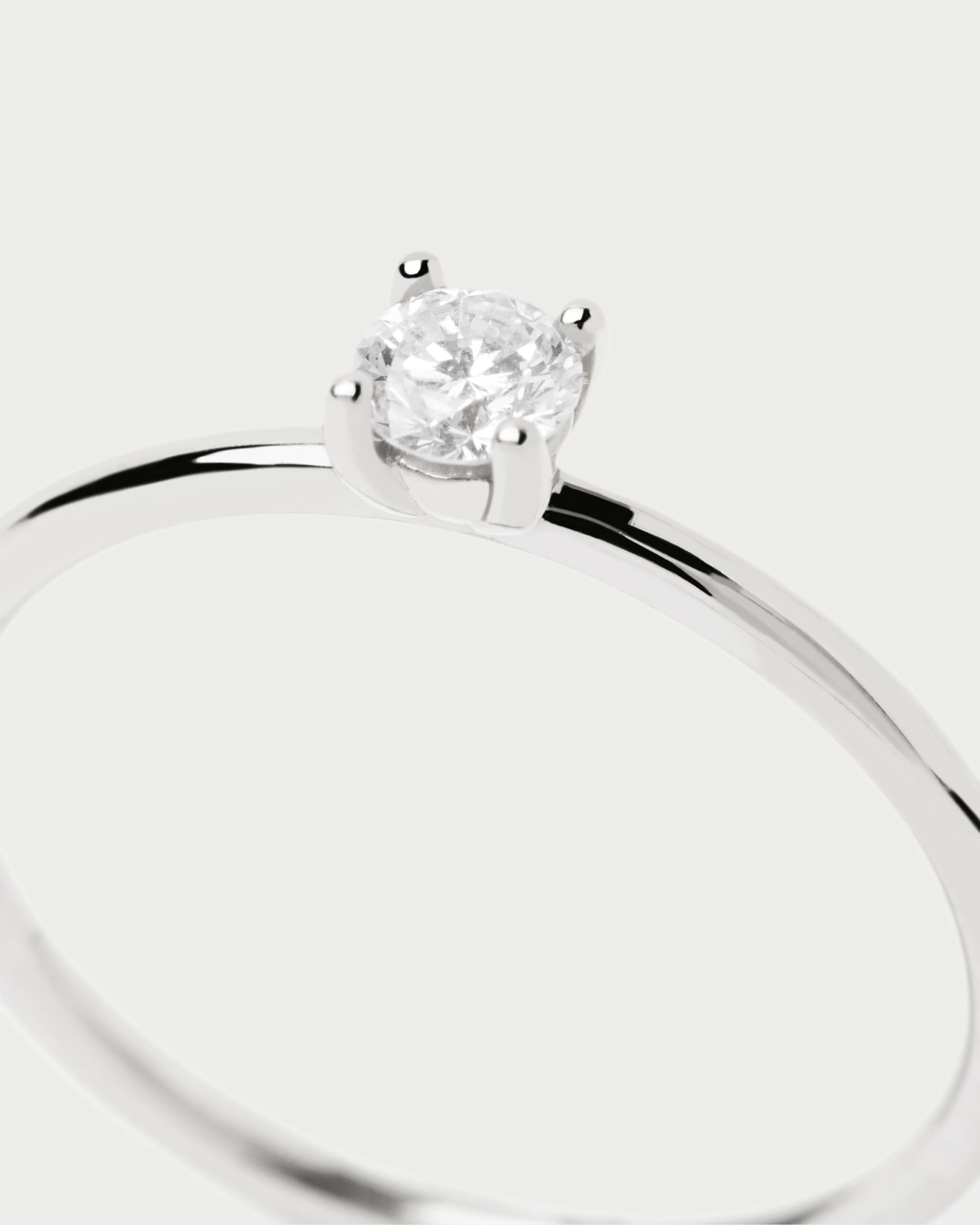 Diamonds Solitaire Ring