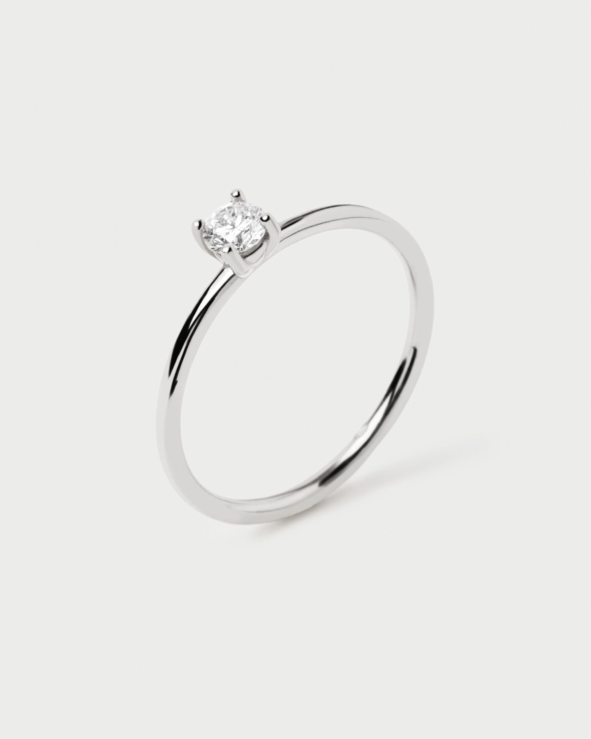 Diamonds Solitaire Ring