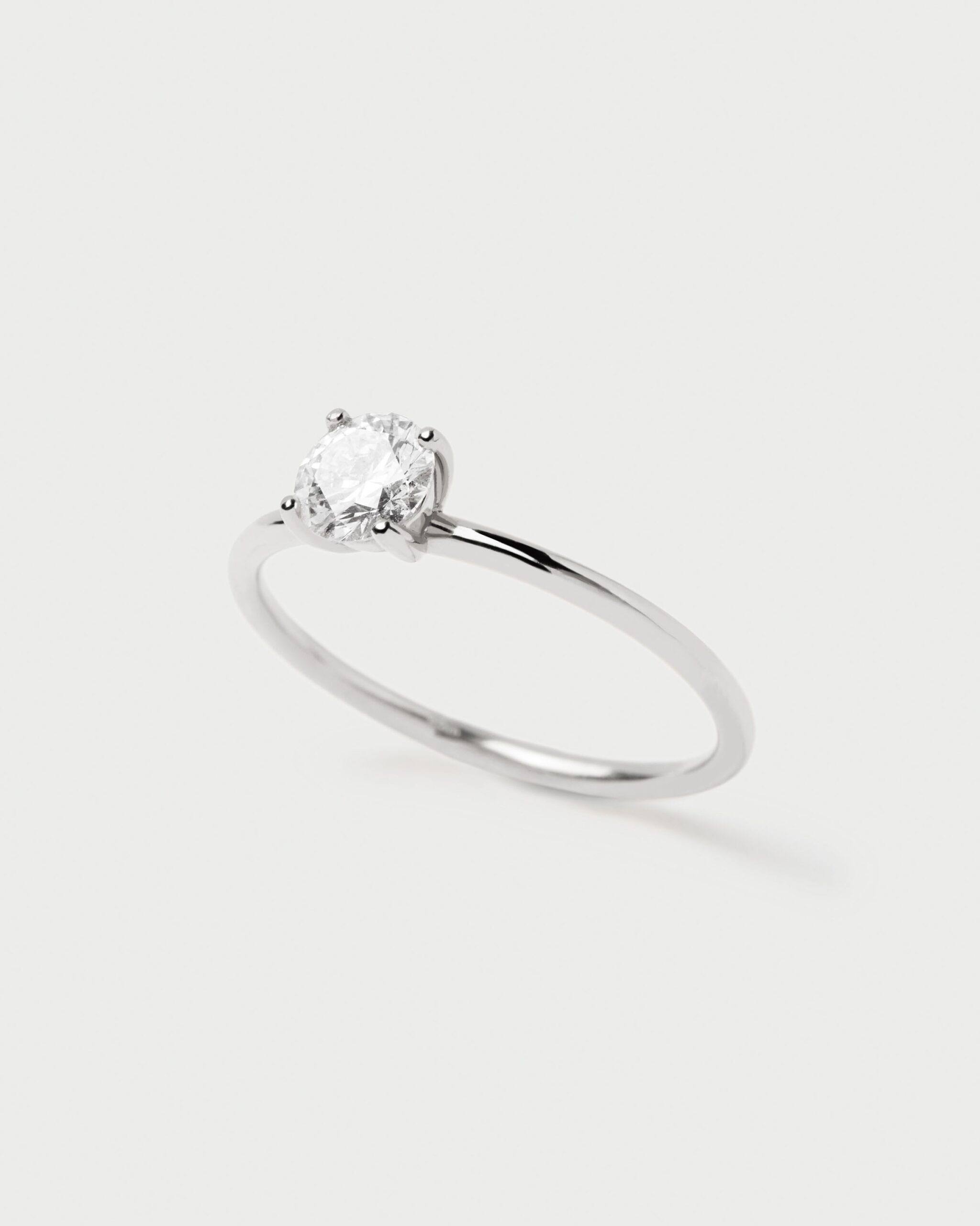 Diamonds Solitaire Ring