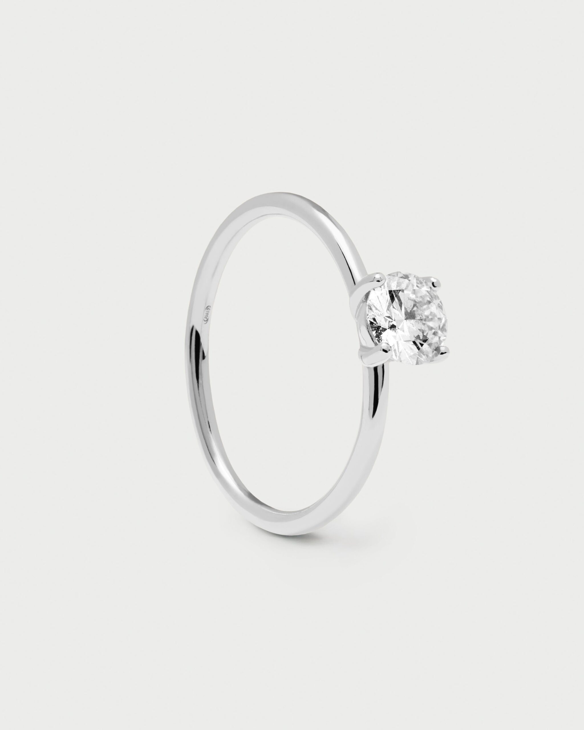 Diamonds Solitaire Ring