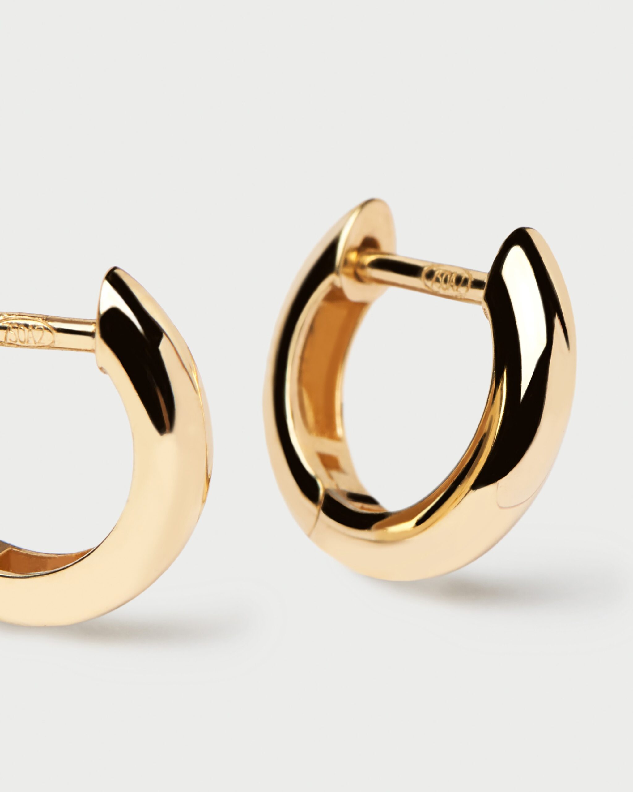 Gold Bold Mini Hoops