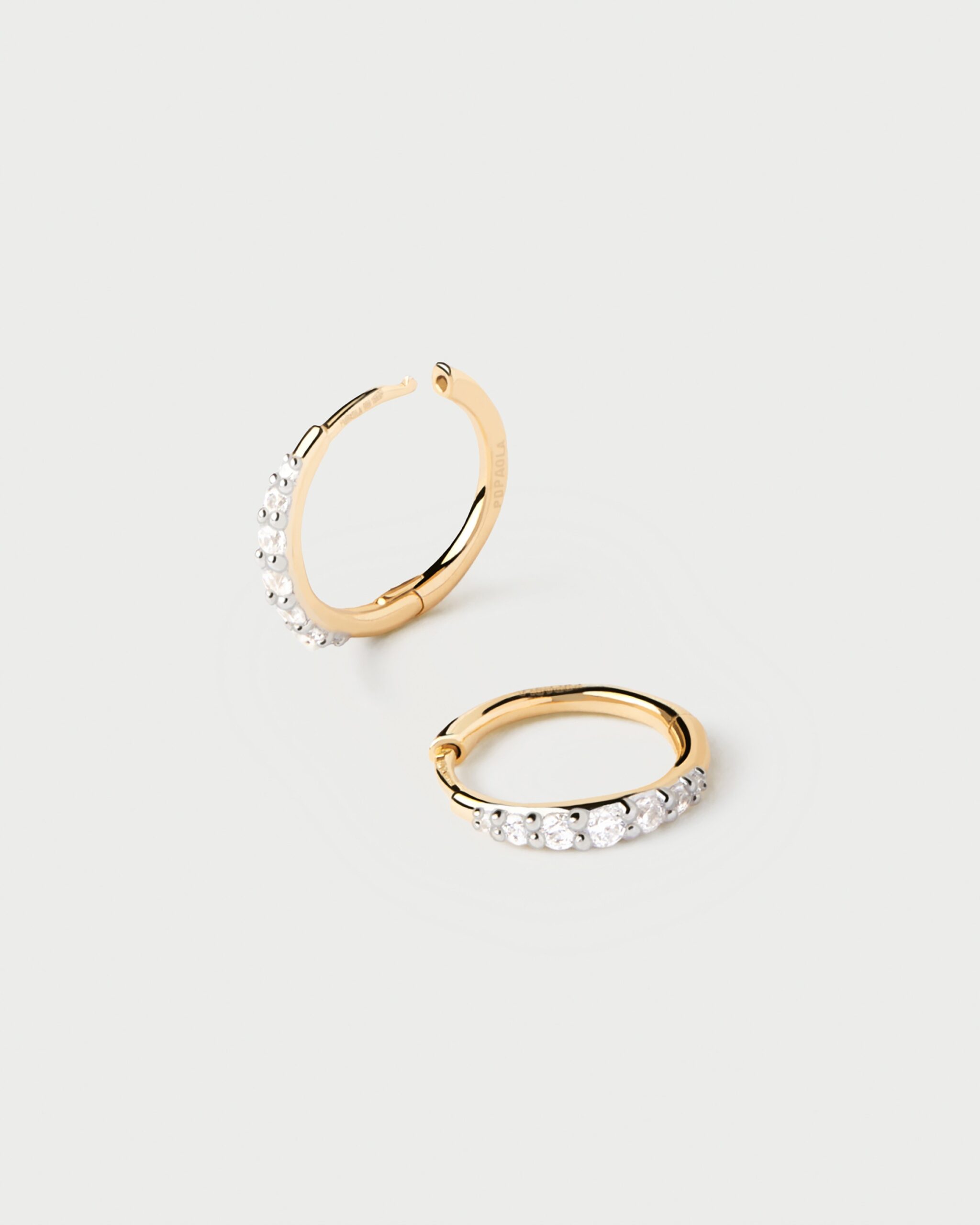 Diamonds And Gold Estella Mini Hoops