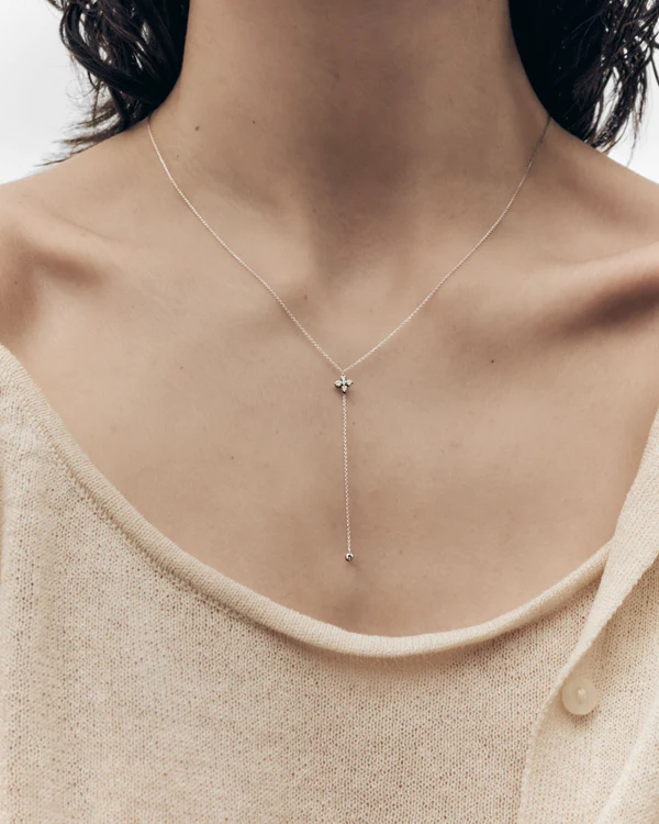 Collier Maggie en diamants et or blanc